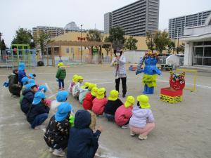 豆まき会 | つくば市立竹園西幼稚園公式ホームページ